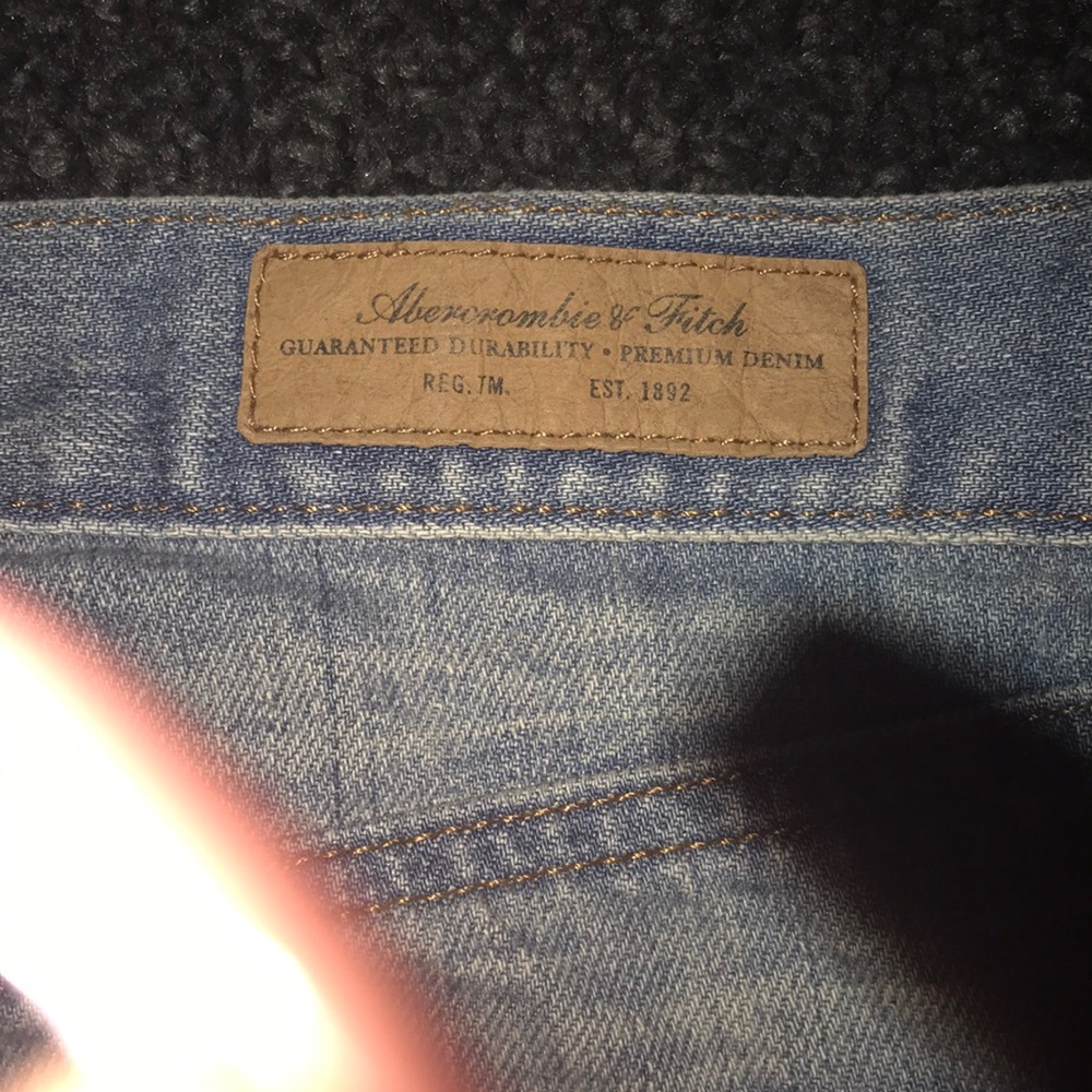 Abercrombie & Fitch Jean Skirt Size 8 - Picture 7 of 7